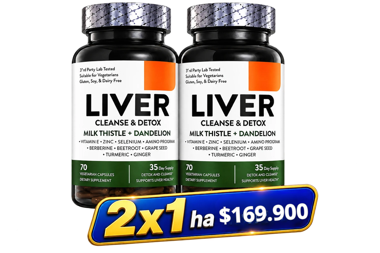 Suplemento Hepático Natural - Apoya la Salud Digestiva LP