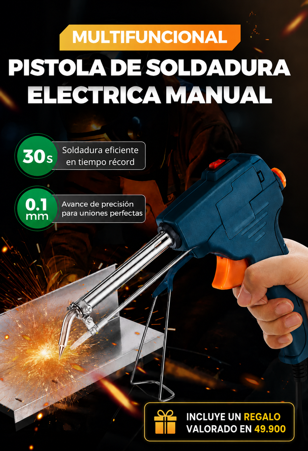 Pistola Soldadura Electrica Manual