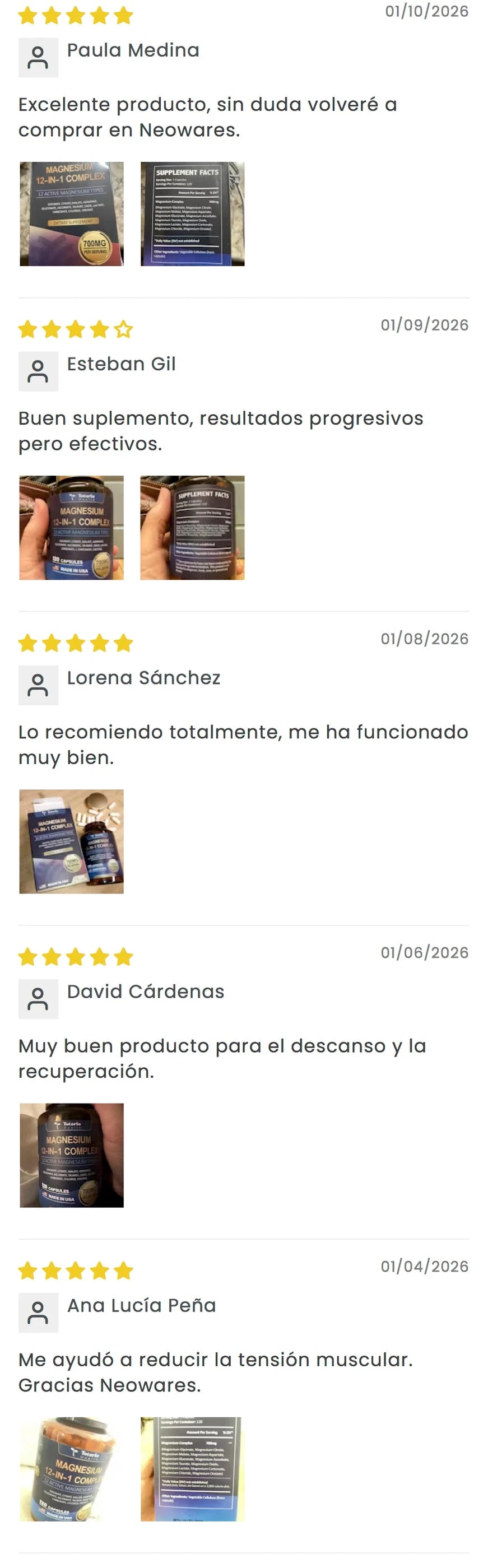 Magnesium 12-in-1 Complex - Soporte Integral para Energía y - Imagen 15
