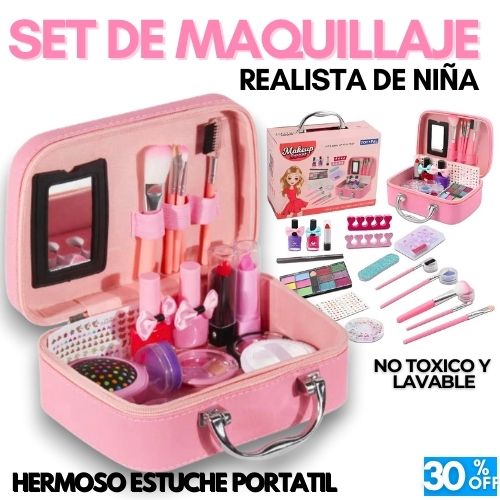 Maquillaje de Niña Realista – El Set Completo Que Despierta Su Creatividad