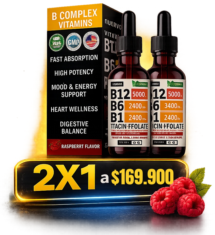Vitamina Líquida K2 + D3 + B12 - Energía y Bienestar Diario LP