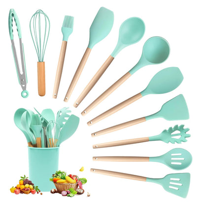 CocinaOn Set de 11 Utensilios de Cocina Alta Resistencia - [PROMOCIÓN DISPONIBLE SOLO HOY]