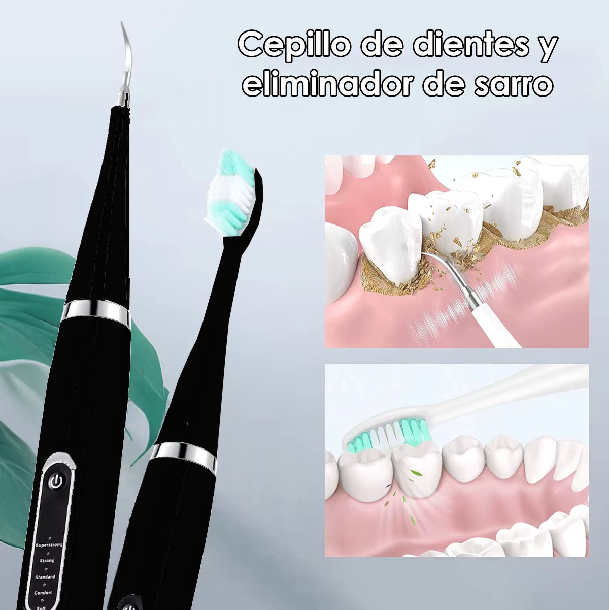 SmileClean - Cepillo De Dientes y Eliminador De sarro