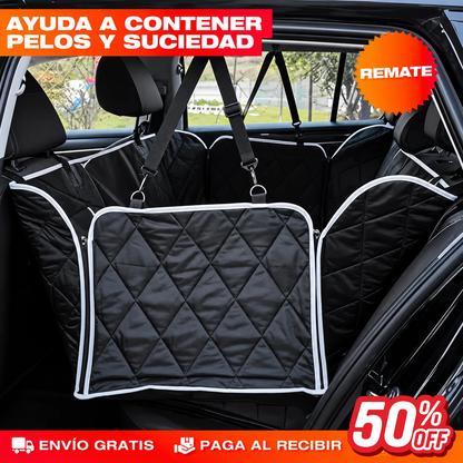 Funda Protectora de Carro para Mascotas - El perro se sube y el asiento