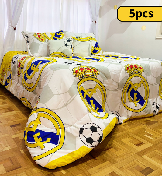 GolCama Kit de CubreCamas 5 Piezas Apoya a tu Equipo con Estilo! ⚽🏆 - [PROMOCIÓN DISPONIBLE SOLO HOY]