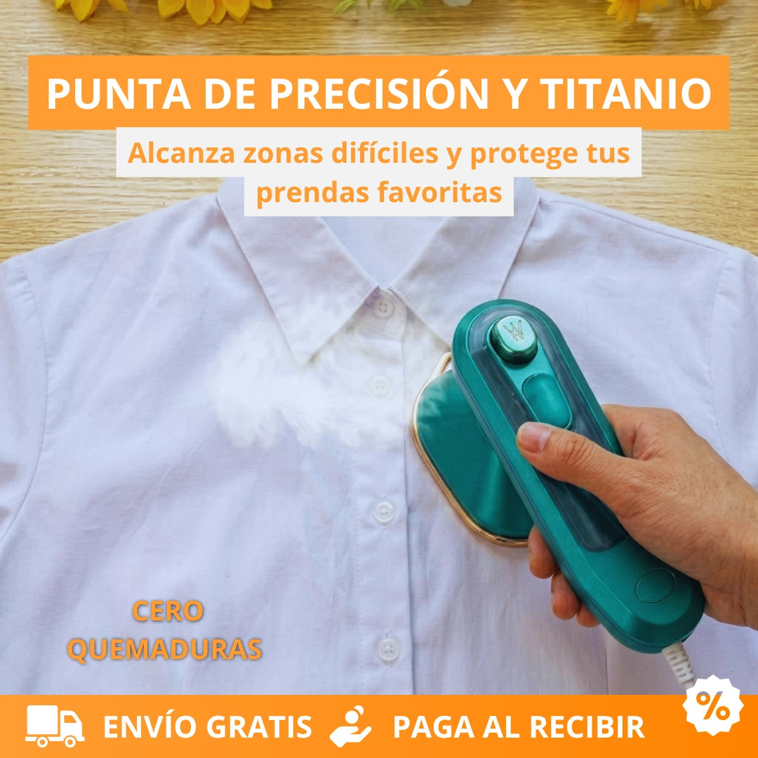 Mini Plancha a Vapor Portátil - Ropa Impecable al Instante - Imagen 5