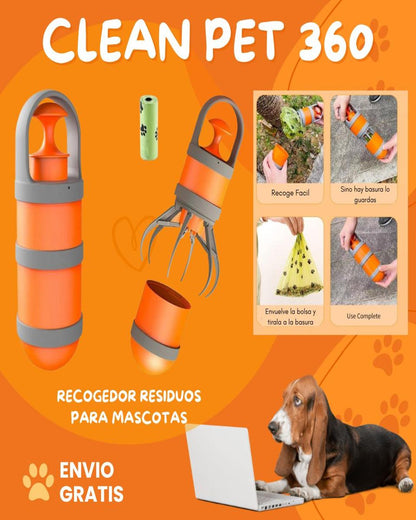 CleanPaw – Recogedor Higiénico de Residuos para Mascotas