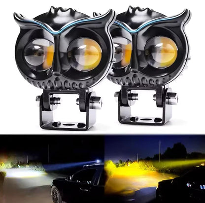 DualPower Led Par Exploradoras Turbo Led Búho Doble Color ALTA POTENCIA Moto / Carro 🚨 - [PROMOCIÓN DISPONIBLE SOLO HOY]