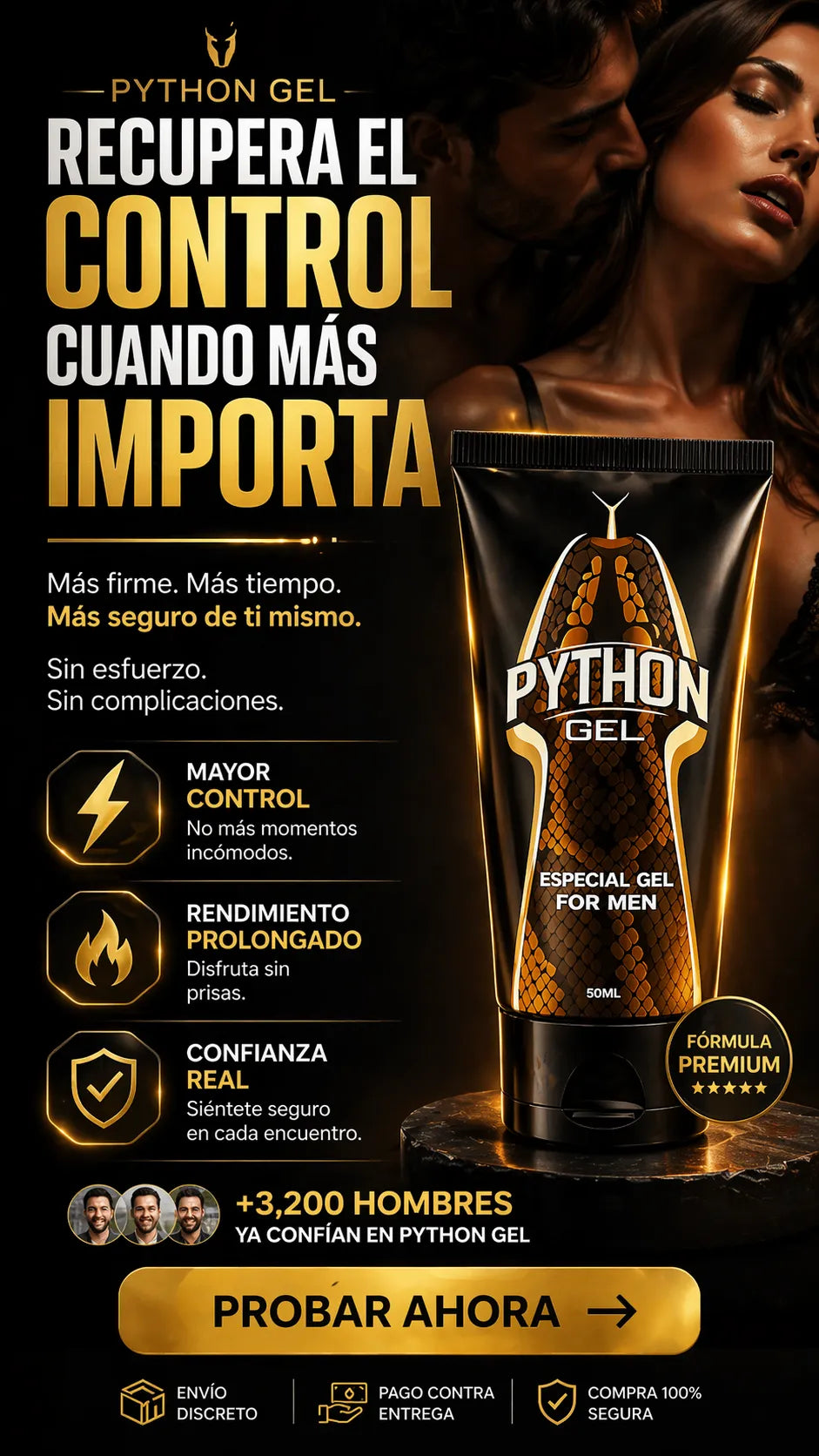 Python Gel :Más volumen, más resistencia, más placer