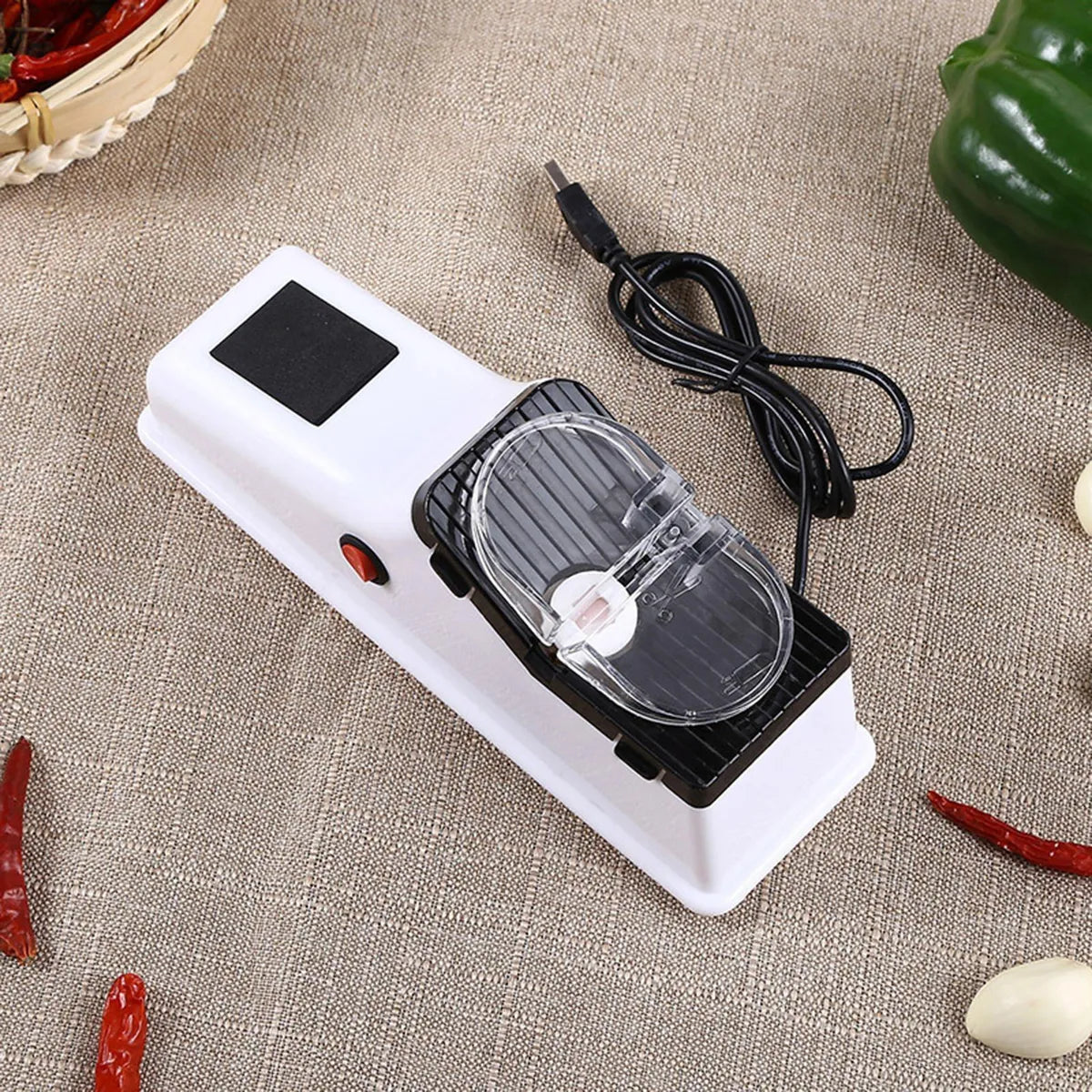 KnifeMax - Afilador Profesional Eléctrico Para Cocina