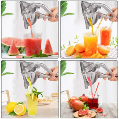 JuiceMaster – Exprimidor Metálico para Jugo de Fruta Fresca