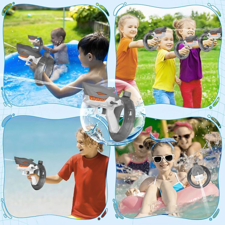 SharkBlaster Pistola de Agua Shark Automática | Diversión garantizada para todos -  [PROMOCIÓN DISPONIBLE SOLO HOY]