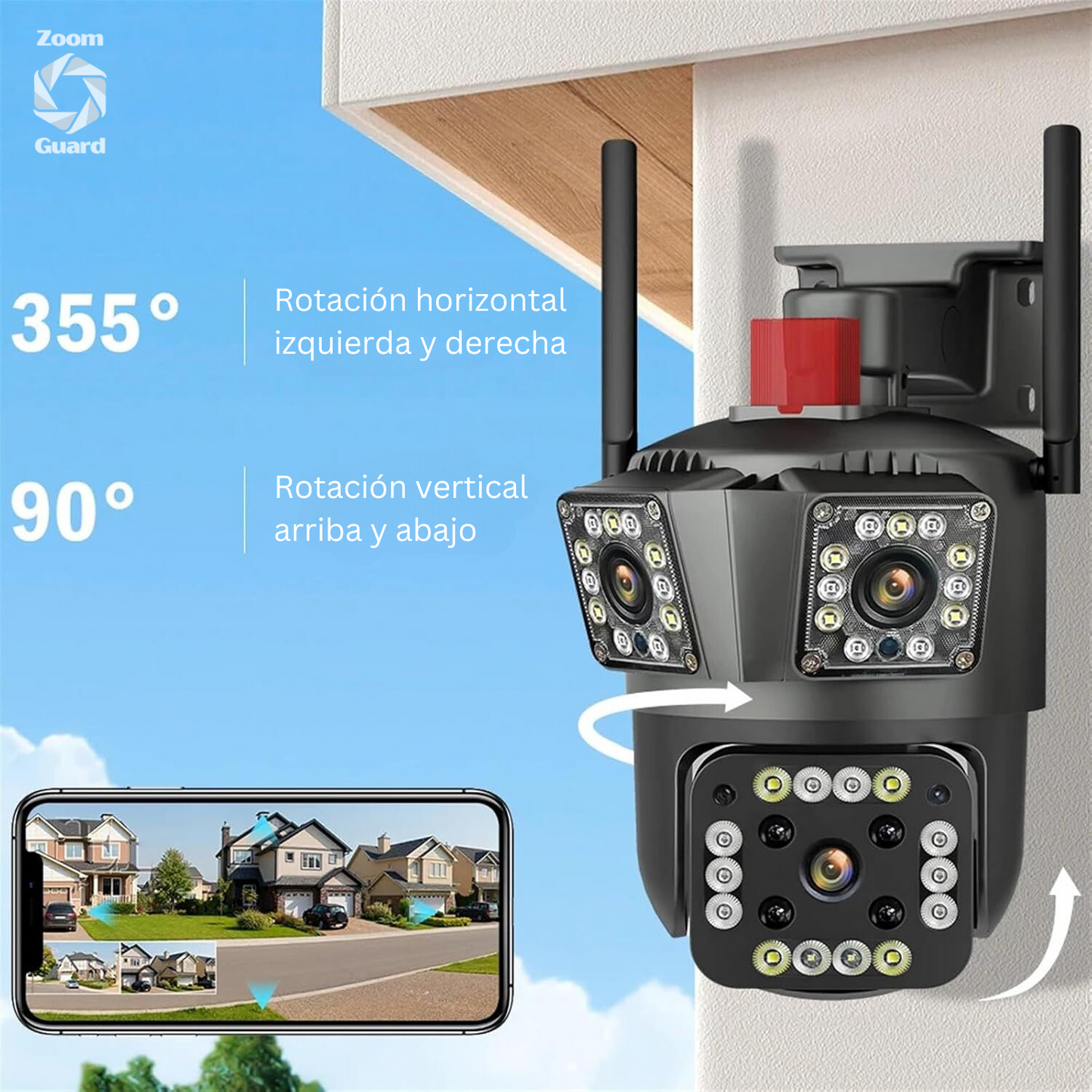 Zoom Guard Cámara de Seguridad WiFi + Memoria Ilimitada - [PROMOCIÓN DISPONIBLE SOLO HOY]