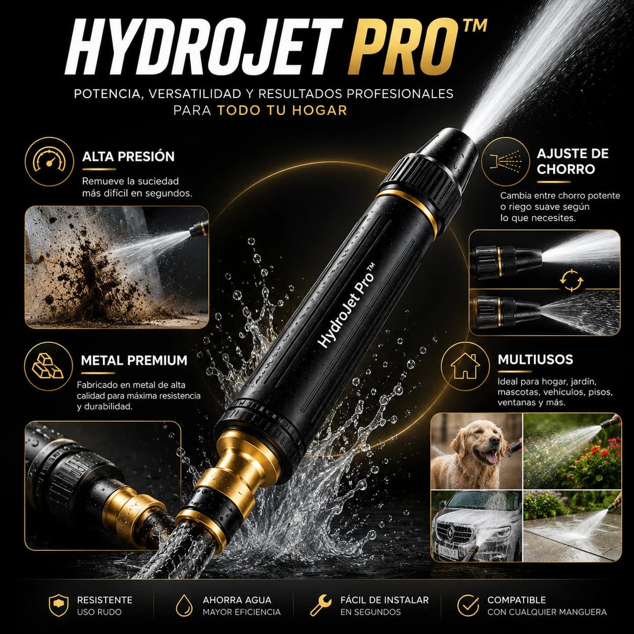 HydroJet Pro Boquilla Alta Presión - Imagen 11