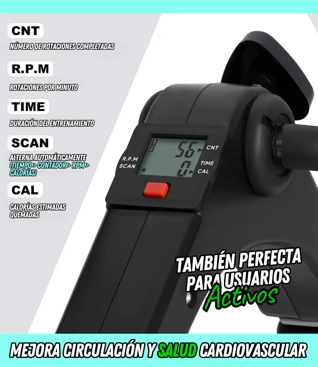 Mini Bicicleta Estática de Pedales - Ejercicio Cómodo en Casa - Imagen 11