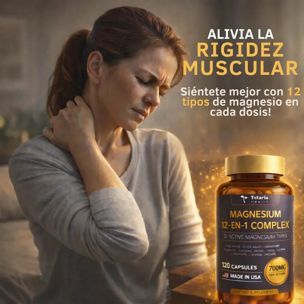 Magnesium 12-in-1 Complex - Soporte Integral para Energía y - Imagen 11
