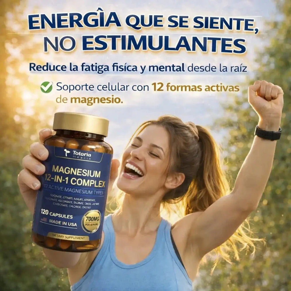 Magnesium 12-in-1 Complex - Soporte Integral para Energía y - Imagen 13