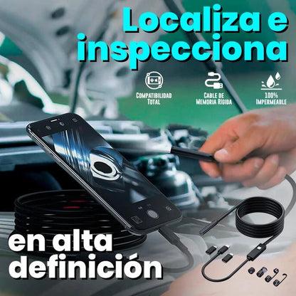 Cámara Endoscópica HD Impermeable - Imagen 1