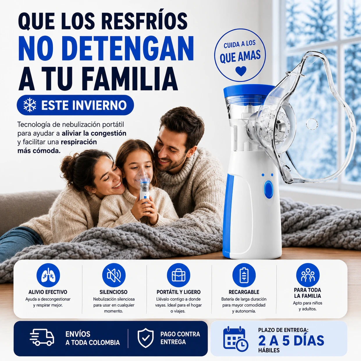 Nebulizador Portátil RespiraLibre - Imagen 1
