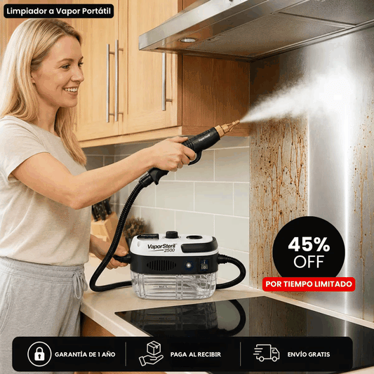 VaporSteril 2500 - Limpieza Profunda Sin Químicos - Imagen 1
