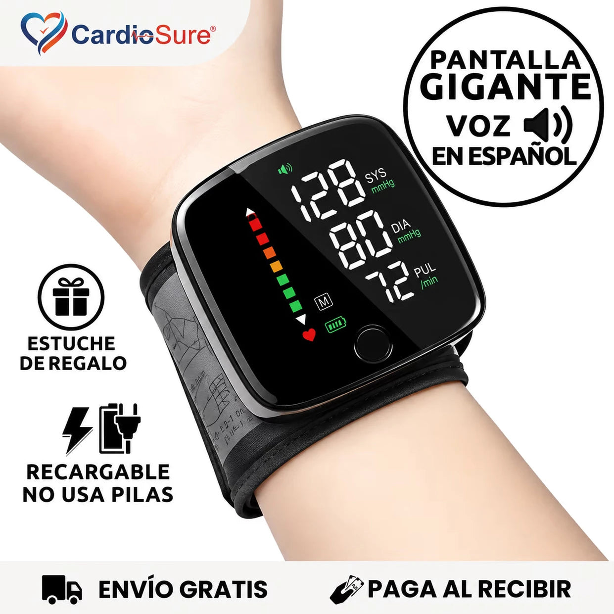 Tensiómetro Digital CardioSure - Mide tu Presión en Segundos - Imagen 1