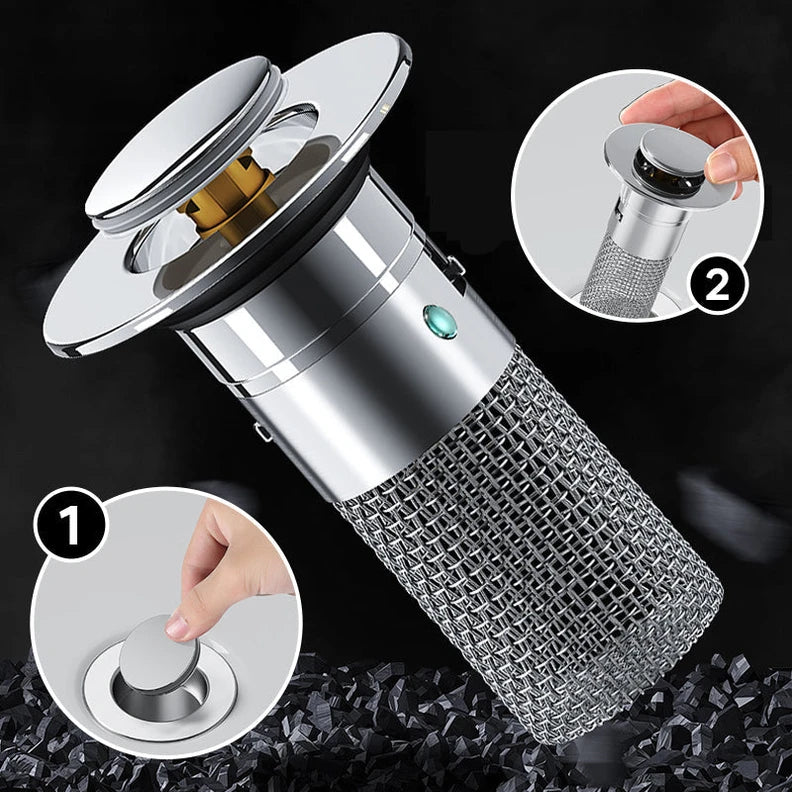 Tapón Filtro Retráctil DuoBlock Steel - Evita Atascos en Tuberías - Imagen 2