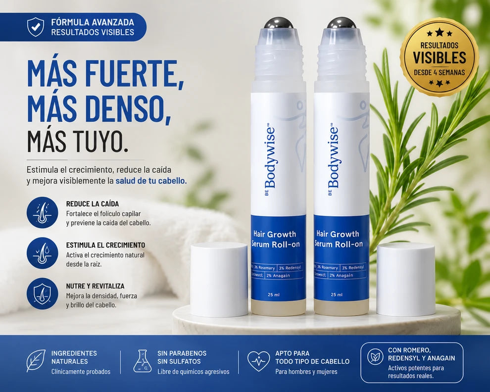 BodyWise Hair Growth Serum - Cuidado Capilar Diario - Imagen 2