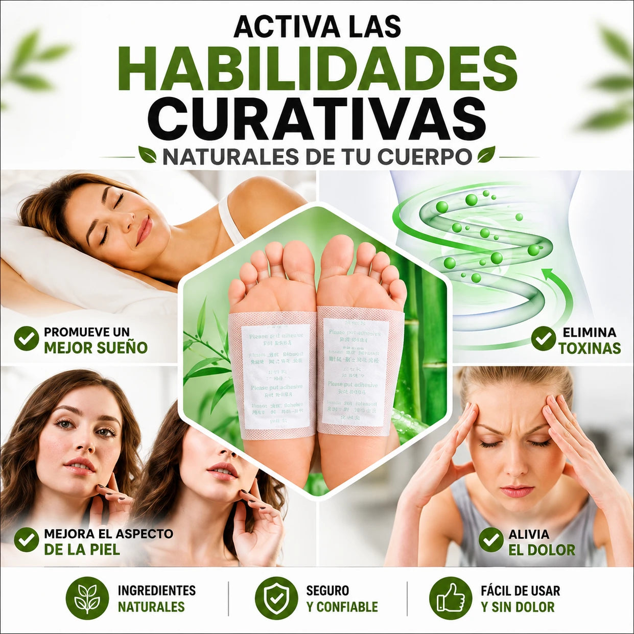 Parches Desintoxicantes Para Pies - Imagen 3