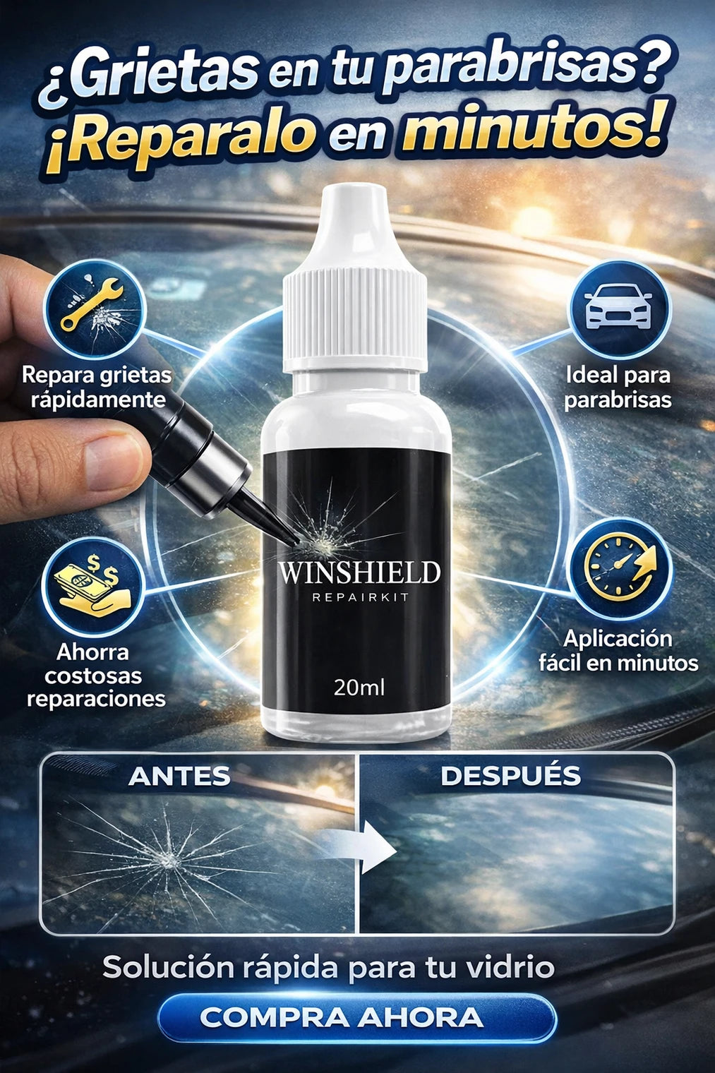 Nano Líquido Reparador de Cristales - Imagen 3