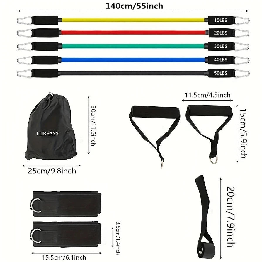 de bandas de resistencia 11 pzs- PowerBand Kit - Imagen 3