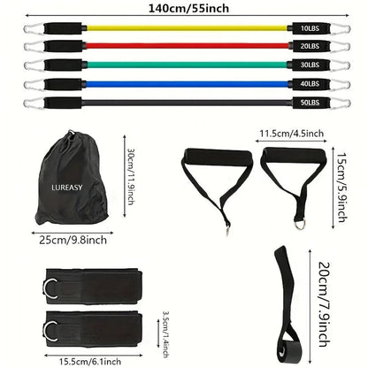 de bandas de resistencia 11 pzs- PowerBand Kit - Imagen 3
