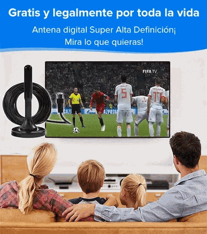 Antena TDT Digital - Entretenimiento Sin Costo Adicional - Imagen 4