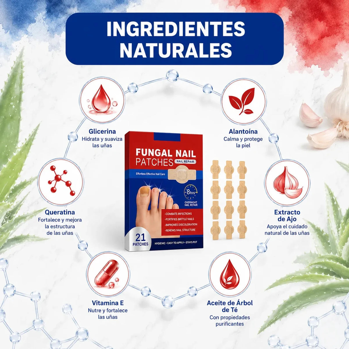 DermaPatch Pro Parches antifúngico para hongos (21 Unidades) - Imagen 5