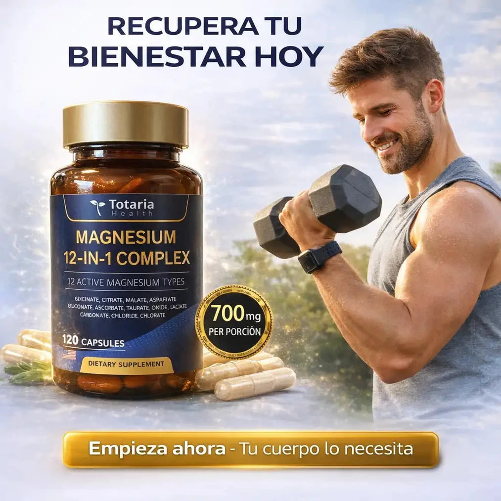Magnesium 12-in-1 Complex - Soporte Integral para Energía y - Imagen 6
