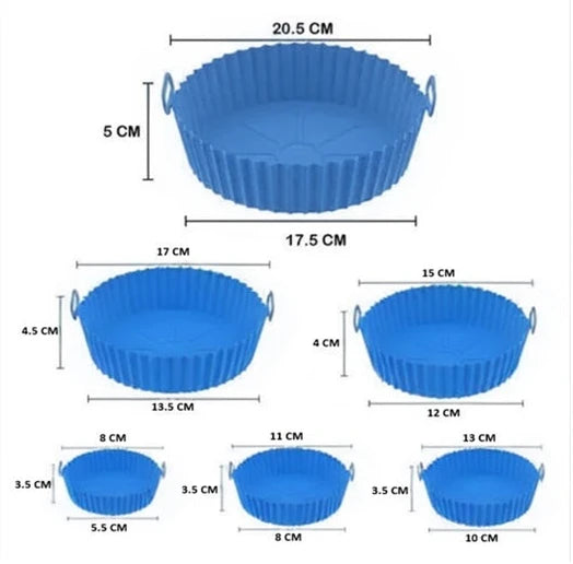 Moldes Antiadherentes de Silicona para Freidora de Aire - Imagen 6