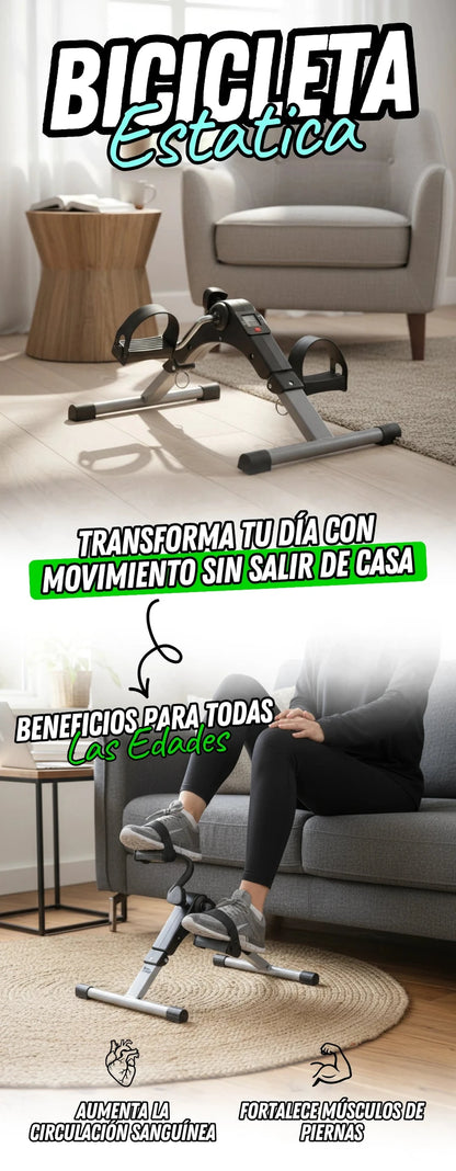 Mini Bicicleta Estática de Pedales - Ejercicio Cómodo en Casa - Imagen 9