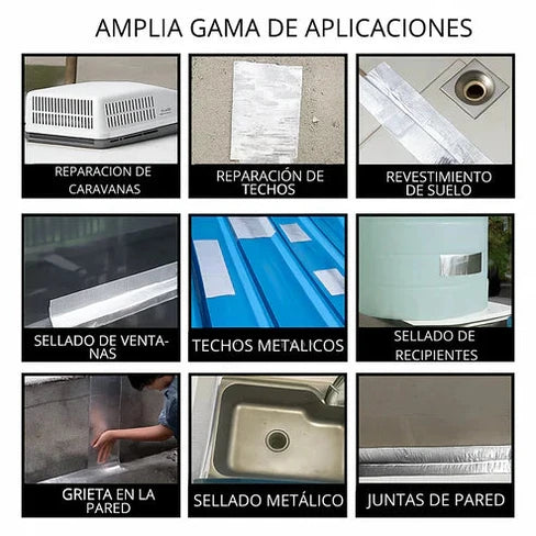 FLEX FORTE - CINTA IMPERMEABLE DE SELLADO ULTRARRESISTENTE A PRUEBA DE AGUA