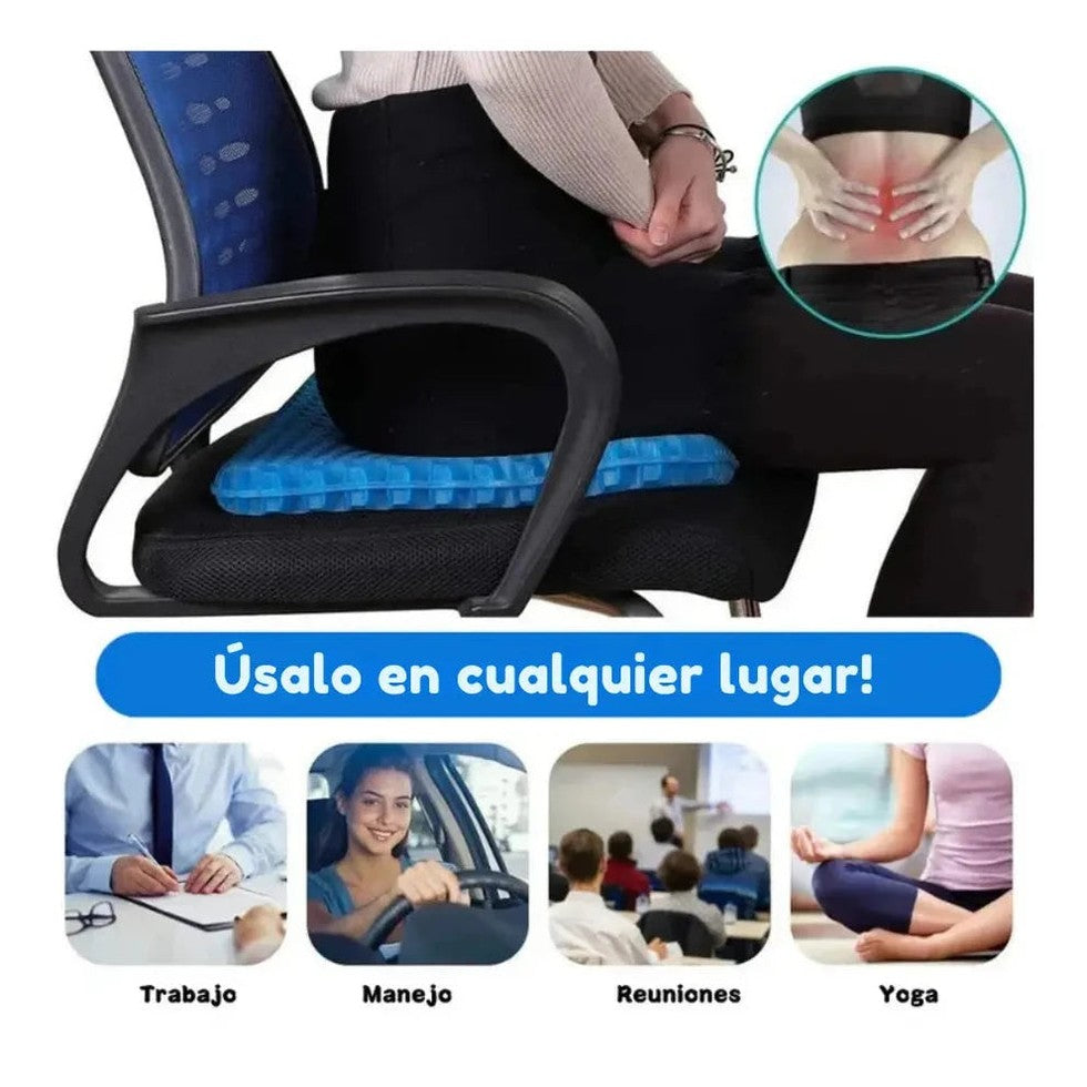 Cojín Gel para Coxis y Espalda Baja - 3