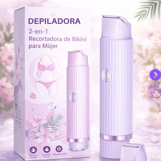 Depiladora 2 en 1 - Piel Lisa en Segundos