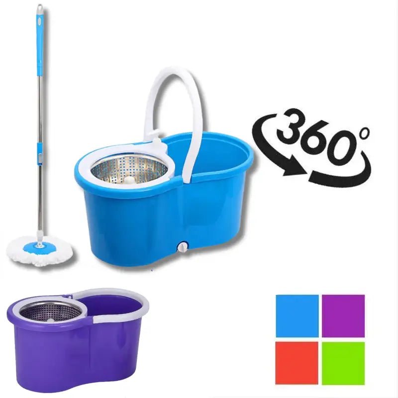 Trapero giratorio 360° disponible en morado, azul y verde